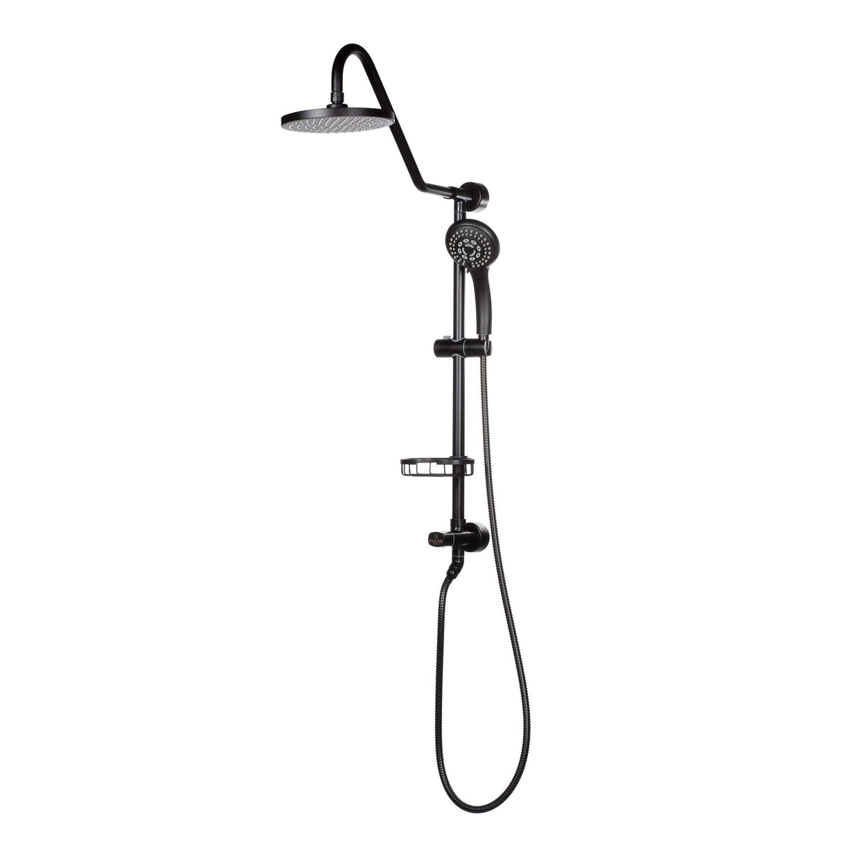 PULSE ShowerSpas 1011-MB-1.8GPM Kauai III Matte Black Shower System