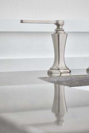 Gerber D304128BN Brushed Nickel Draper Two Handle Widespread Lavatory Faucet