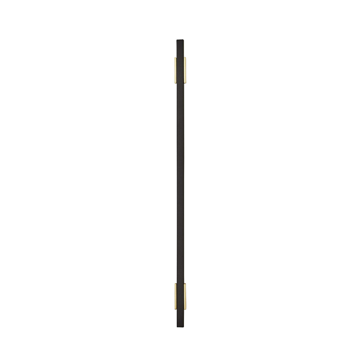Amerock Cabinet Pull Brushed Gold/Matte Black 10-1/16 inch (256 mm) Center to Center Urbanite 1 Pack Drawer Pull Drawer Handle Cabinet Hardware