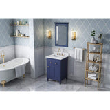 Jeffrey Alexander MIR2CHA-22-BL 22" W x 1-1/2" D x 34" H Hale Blue Chatham mirror