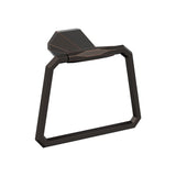 Amerock BH36042ORB Oil Rubbed Bronze Towel Ring 5-9/16 in (141 mm) Towel Holder St. Vincent Hand Towel Holder for Bathroom Wall Small Kitchen Towel Holder Bath Accessories