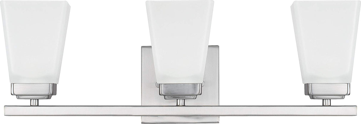 Capital Lighting 114431BN-334 Baxley 3 Light Vanity Brushed Nickel
