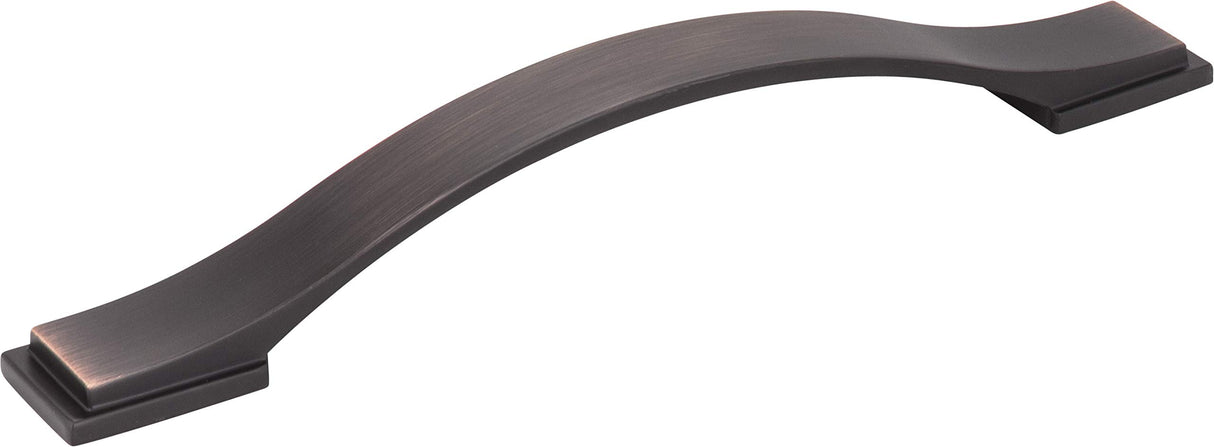 Jeffrey Alexander 80152-160DBAC 160 mm Center-to-Center Brushed Oil Rubbed Bronze Strap Mirada Cabinet Pull
