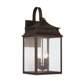 Capital Lighting 936941OZ Sutter Creek 4 Light Outdoor Wall Lantern Oiled Bronze