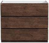 Fresca FCB9342RW Fresca Lazzaro 42" Rosewood Free Standing Modern Bathroom Cabinet