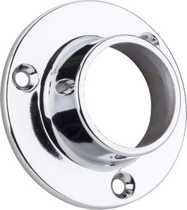 Hardware Resources M7360-CH Chrome Closed Screw-In Mounting Bracket for 1-5/16