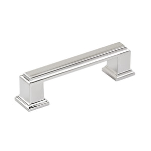Amerock Cabinet Pull Polished Chrome 3 inch (76 mm) Center to Center Appoint 1 Pack Drawer Pull Drawer Handle Cabinet Hardware