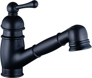 Gerber D457614BS Satin Black Opulence Single Handle Pull-out Kitchen Faucet