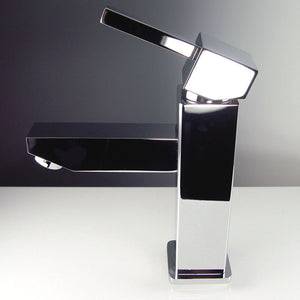 Fresca FFT1030CH Fresca Bevera Single Hole Mount Bathroom Vanity Faucet - Chrome