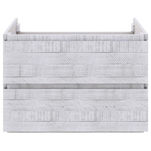 Fresca FCB3130RWH Fresca Formosa 29" Wall Hung Modern Bathroom Cabinet in Rustic White