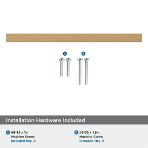 Amerock Cabinet Pull Champagne Bronze 6-5/16 inch (160 mm) Center-to-Center Monument 1 Pack Drawer Pull Cabinet Handle Cabinet Hardware