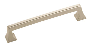 Amerock Cabinet Pull Satin Nickel 6-5/16 inch (160 mm) Center to Center Mulholland 1 Pack Drawer Pull Drawer Handle Cabinet Hardware