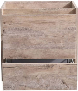 Fresca FCB9224RNW Fresca Catania 24" Rustic Natural Wood Wall Hung Modern Bathroom Cabinet