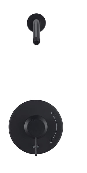 Gerber D520530LSBSTC Satin Black Amalfi Shower-only Trim Kit, Without Showerhead