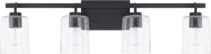 Capital Lighting 128541MB-449 Greyson 4 Light Vanity Matte Black