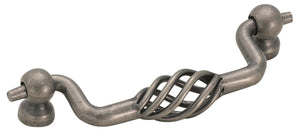Amerock BP19323WN Village Classics 3-3/4 in (96 mm) Center-to-Center Weathered Nickel Cabinet Pull