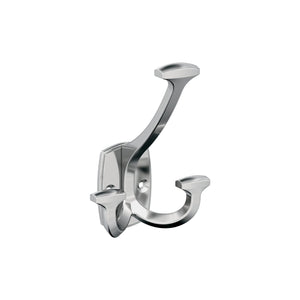 Amerock H3700426 Vicinity Triple Prong Decorative Wall Hook Polished Chrome Hook for Coats, Hats, Backpacks, Bags Hooks for Bathroom, Bedroom, Closet, Entryway, Laundry Room, Office