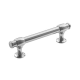 Amerock Cabinet Pull Polished Chrome 3-3/4 inch (96 mm) Center-to-Center Winsome 1 Pack Drawer Pull Cabinet Handle Cabinet Hardware