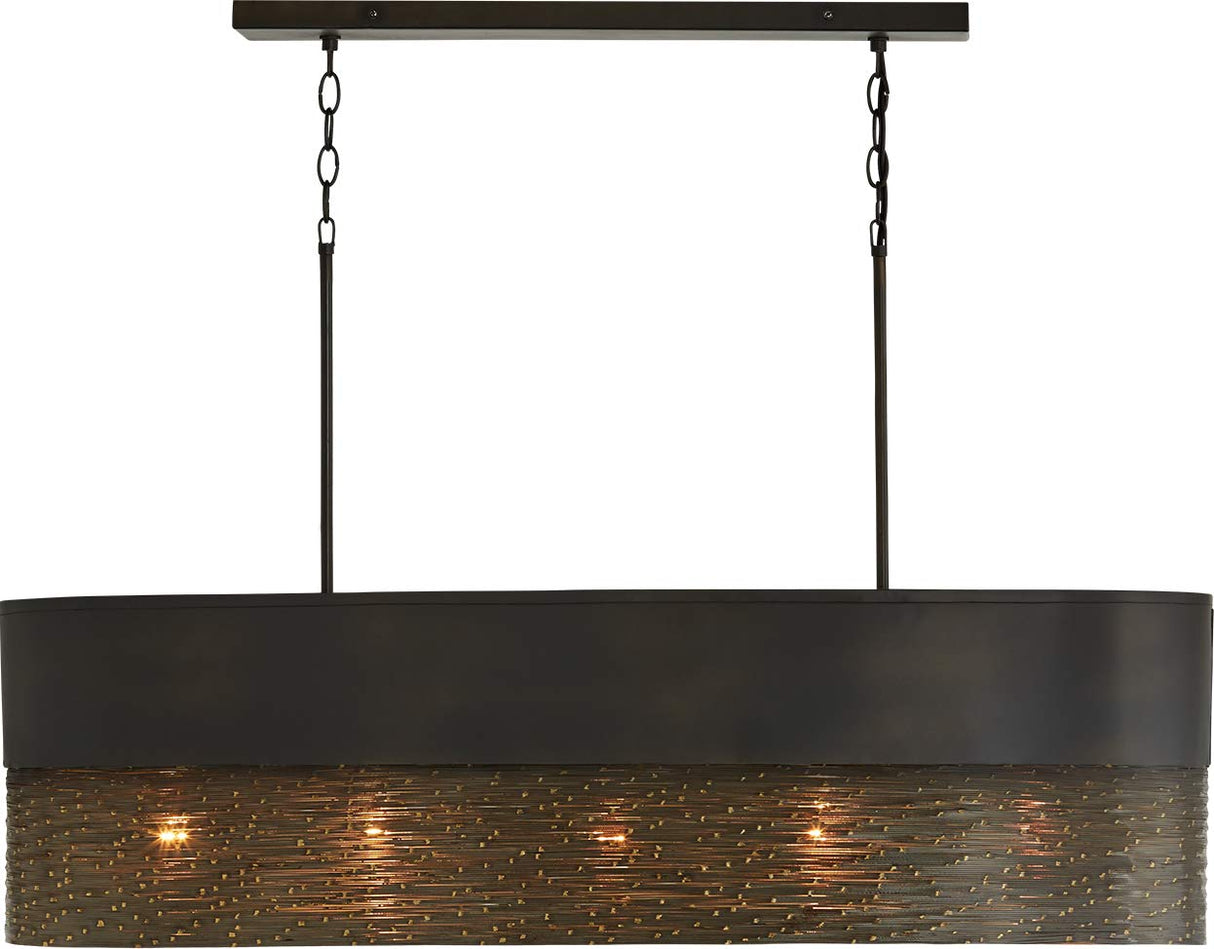 Capital Lighting 835151GI Sana 5 Light Island Grey Iron