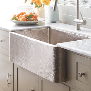 Native Trails Farmhouse 30 in Brushed Nickel Kitchen Basins