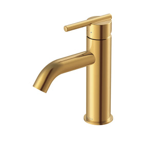 Gerber D225458BB Parma Single Handle Bathroom Faucet With Metal Touch Down Drain ...
