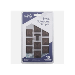 KasaWare K441BORB-10 1-1/8" Diameter Peaked Square Knob, 10-pack