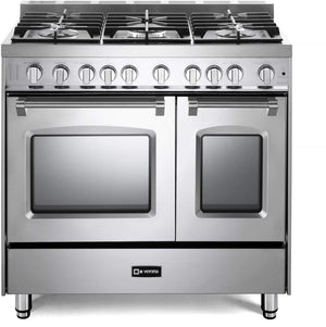 Verona VPFSGG365DSS Prestige 36" Gas Double Oven Range - Stainless Steel