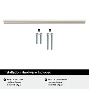 Amerock BP1178CSG9 Sterling Nickel Cabinet Pull 7 inch (178mm) Center-to-Center Cabinet Hardware Bar Pulls Furniture Hardware Drawer Pull
