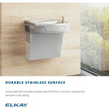 Elkay EZSTL8SC Wall Mount Bi-Level ADA Versatile Cooler, Non-Filtered, 8 GPH, Stainless