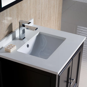 Fresca FVN2024ES Fresca Oxford 24" Espresso Traditional Bathroom Vanity