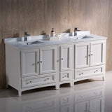 Fresca FCB20-301230GR-CWH-U Double Sink Cabinets with Sinks