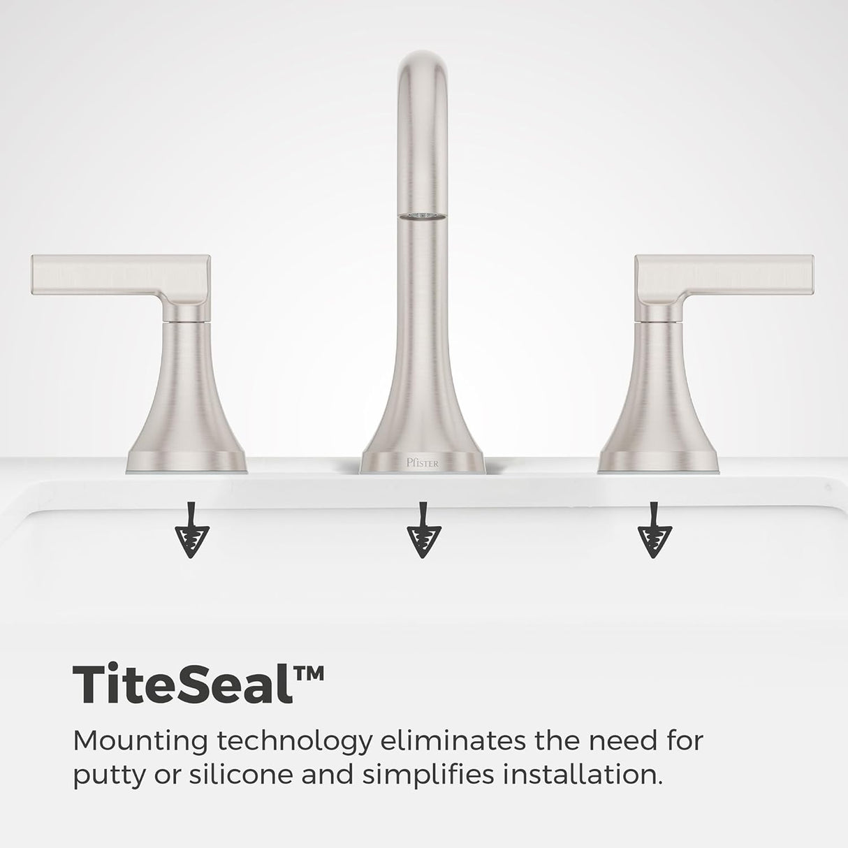 Pfister Vedra 2-Handle 8" Widespread Bathroom Faucet With Push & Seal™ LF-049-VEDGS
