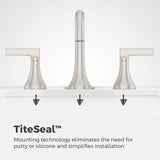 Pfister Vedra 2-Handle 8" Widespread Bathroom Faucet With Push & Seal™ LF-049-VEDGS