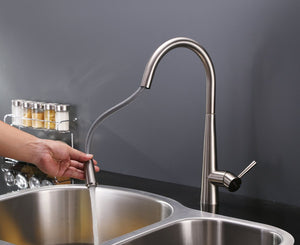 Ruvati RVF1221BN Single Handle Kitchen Faucet