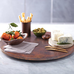 Native Trails 20-inch Copper Lazy Susan, Tempered Copper Finish CPO342 (Showroom Model)