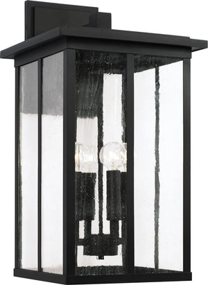 Capital Lighting 943843BK Barrett 4 Light Outdoor Wall Lantern Black