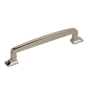 Amerock Cabinet Pull Polished Nickel 5-1/16 inch (128 mm) Center to Center Westerly 1 Pack Drawer Pull Drawer Handle Cabinet Hardware