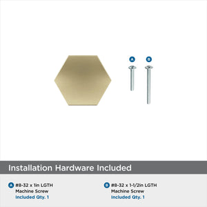 Amerock Cabinet Knob |Golden Champagne 1-1/4 in (32 mm) Diameter Drawer Knob Caliber Kitchen and Bath Hardware Furniture Hardware