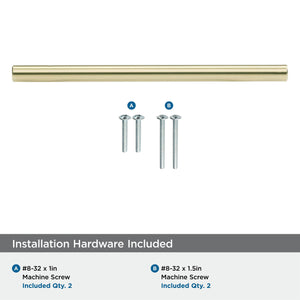Amerock Cabinet Pull Champagne Bronze 5-1/16 inch (128 mm) Center to Center Bar Pulls 1 Pack Drawer Pull Drawer Handle Cabinet Hardware