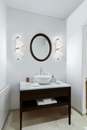 Kuzco WS93730-AN SYNERGY 30" WS Antique Brass 120V TRIAC/ELV LED 3000K 90CRI 36W