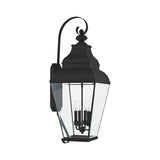 Livex Lighting 2596-04 Black Exeter 4 Light Outdoor Wall Lantern
