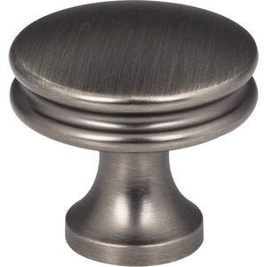 Jeffrey Alexander 445BNBDL 1-1/4" Diameter Brushed Pewter Marie Cabinet Knob
