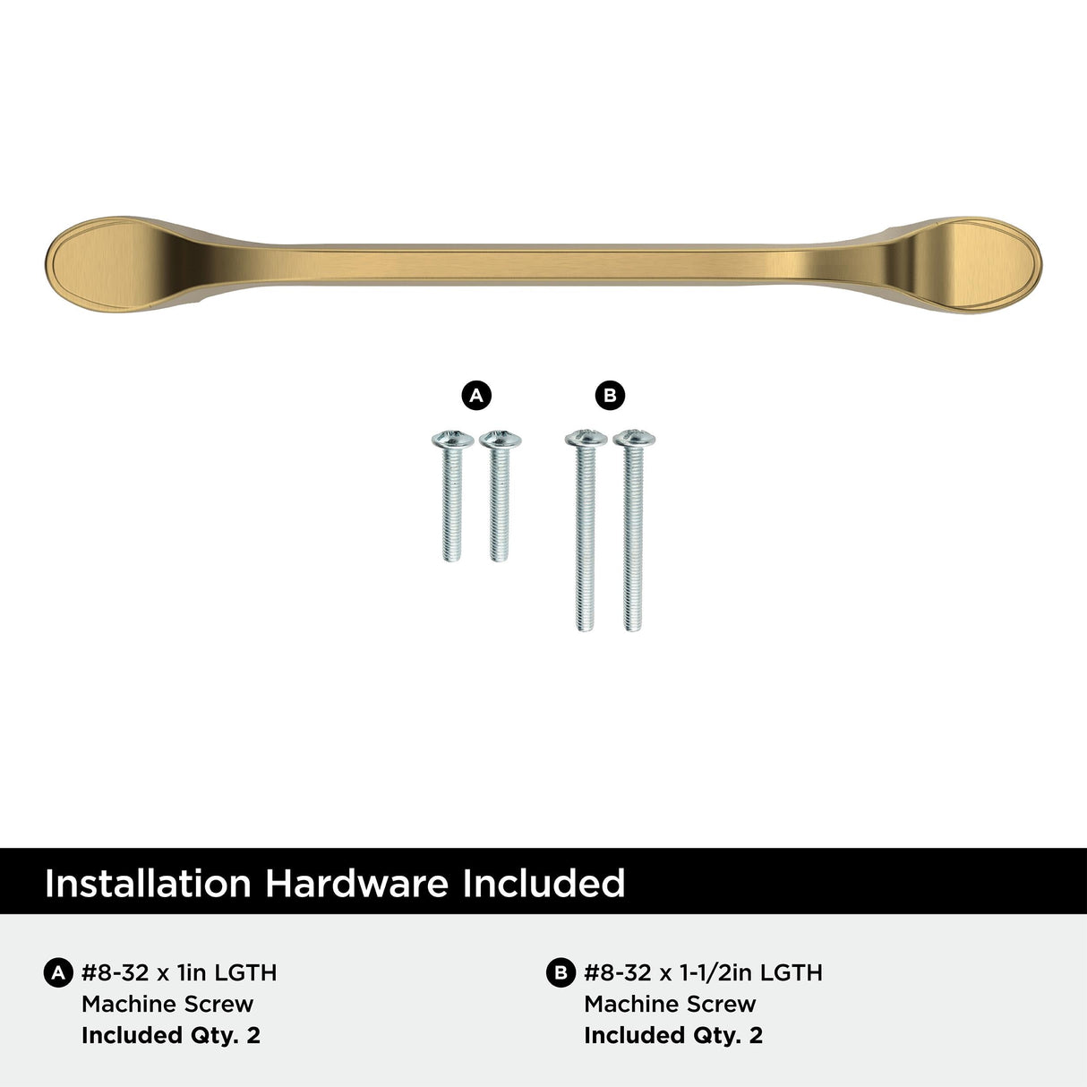 Amerock BP21937CZ Champagne Bronze Cabinet Pull 5-1/16 inch (128mm) Center-to-Center Cabinet Hardware Ravino Furniture Hardware Drawer Pull