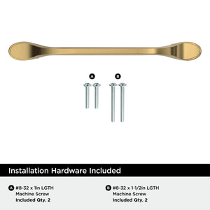 Amerock BP21937CZ Champagne Bronze Cabinet Pull 5-1/16 inch (128mm) Center-to-Center Cabinet Hardware Ravino Furniture Hardware Drawer Pull