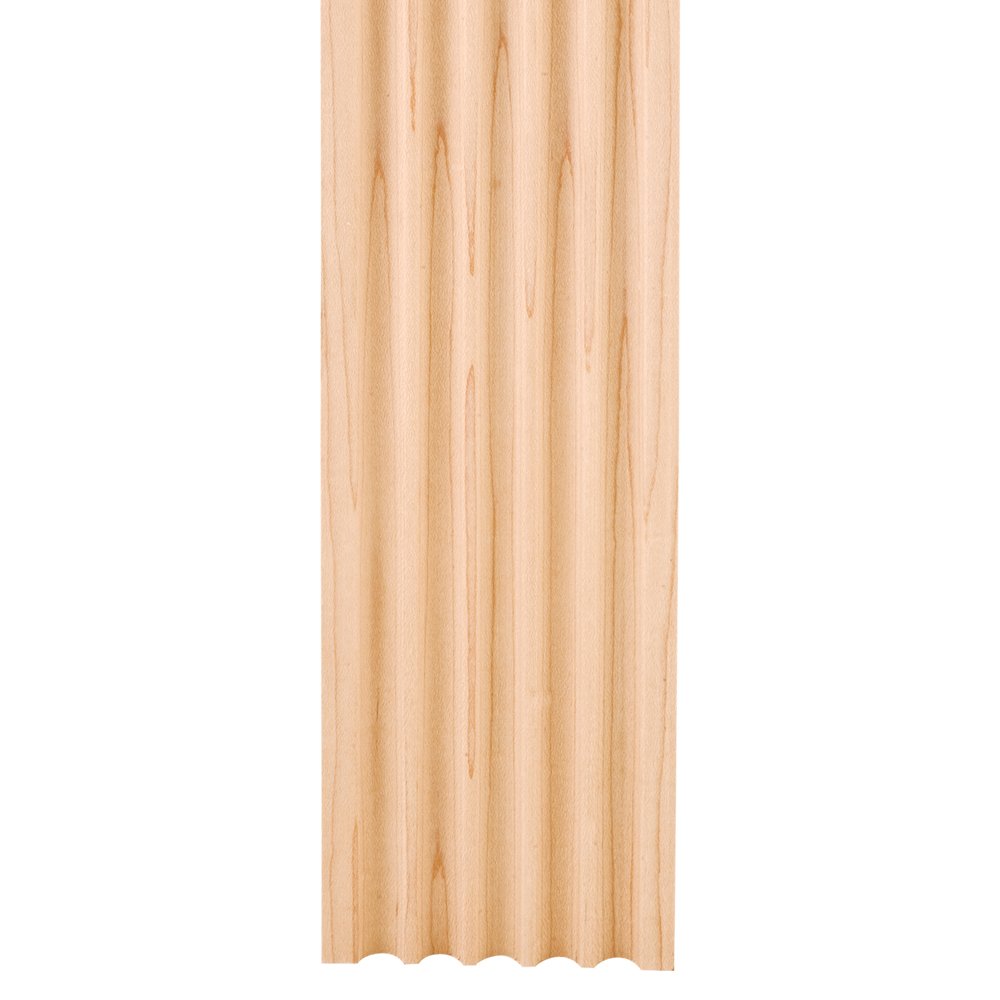 Hardware Resources FLT2CH 5/8" D x 3" H Cherry Fluted Moulding