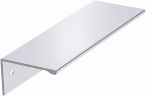 Amerock Cabinet Pull Polished Chrome 3-3/4 inch (96 mm) Center to Center Edge Pull 1 Pack Drawer Pull Drawer Handle Cabinet Hardware