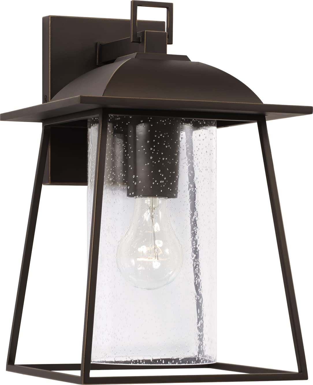 Capital Lighting 943612BK Durham 1 Light Outdoor Wall Lantern Black