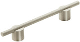 Amerock Cabinet Pull Silver Champagne 5-1/16 inch (128 mm) Center to Center Transcendent 1 Pack Drawer Pull Drawer Handle Cabinet Hardware