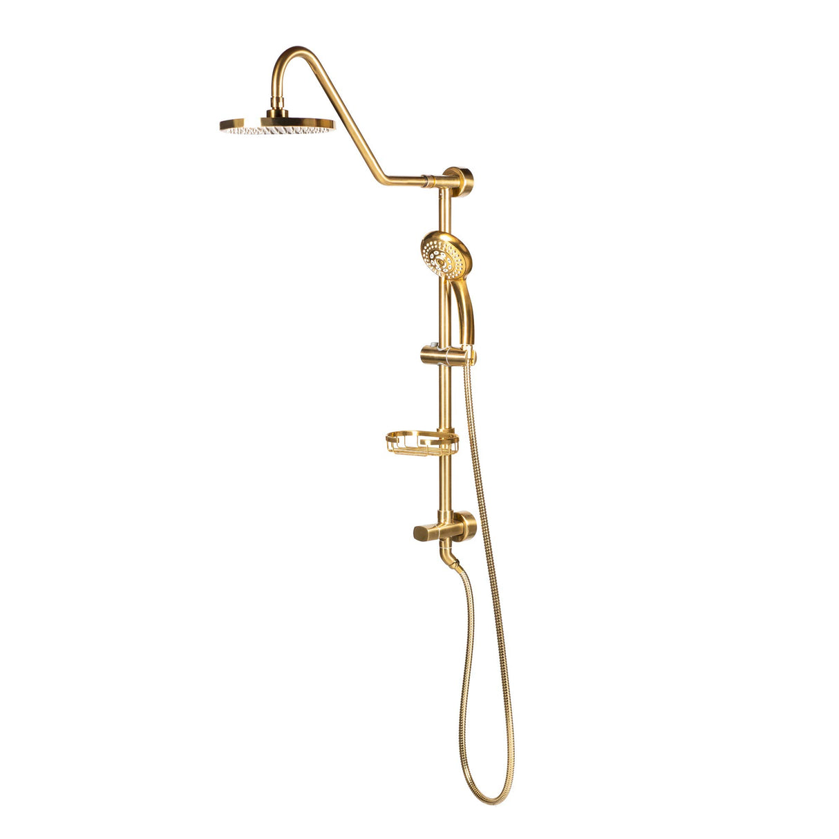 PULSE ShowerSpas 1011-BG-1.8GPM Brushed-Gold Kauai III Shower System, 1.8 Gallon Per Minute