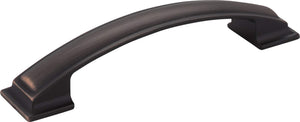 Jeffrey Alexander 435-128DBAC 128 mm Center-to-Center Brushed Oil Rubbed Bronze Square Annadale Cabinet Pull